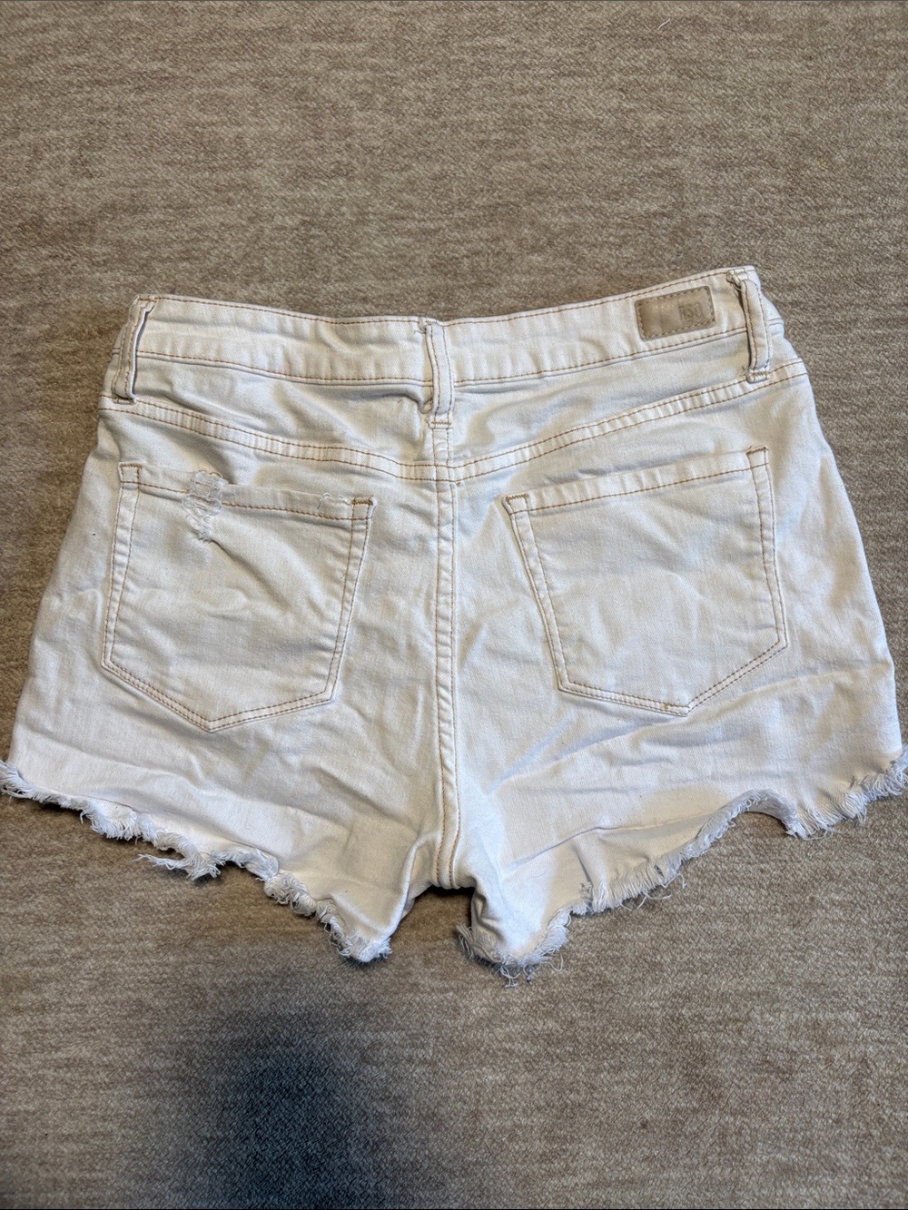 RSQ White Denim Cutoff Shorts
